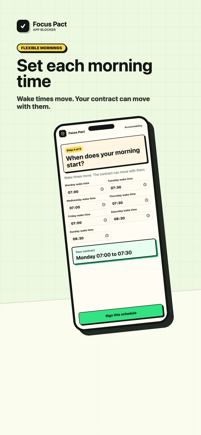 Focus Pact: App Blocker preview 4