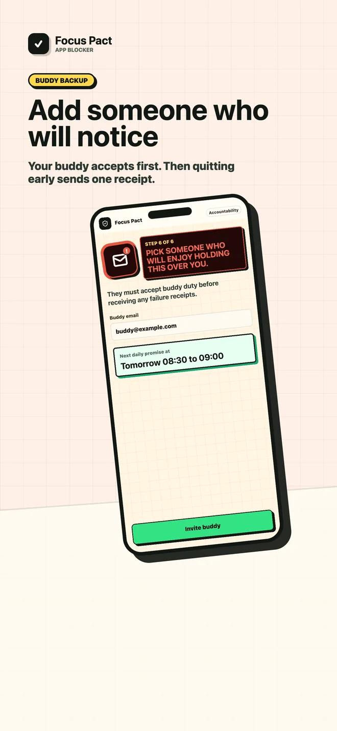 Focus Pact: App Blocker preview 5