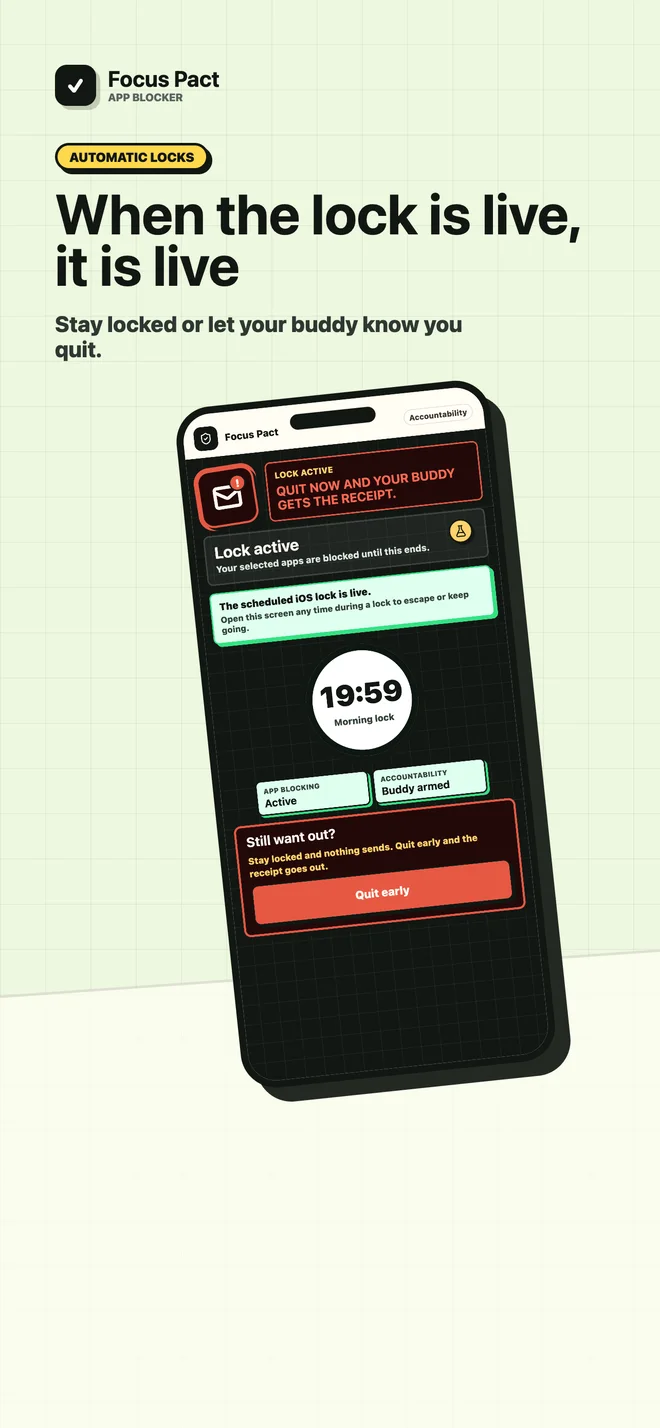 Focus Pact: App Blocker preview 6
