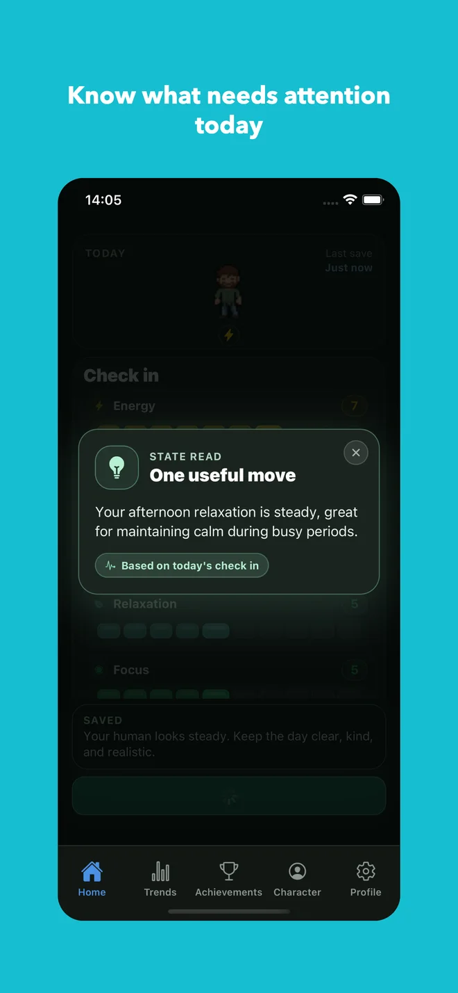 Human: Daily Check In preview 3