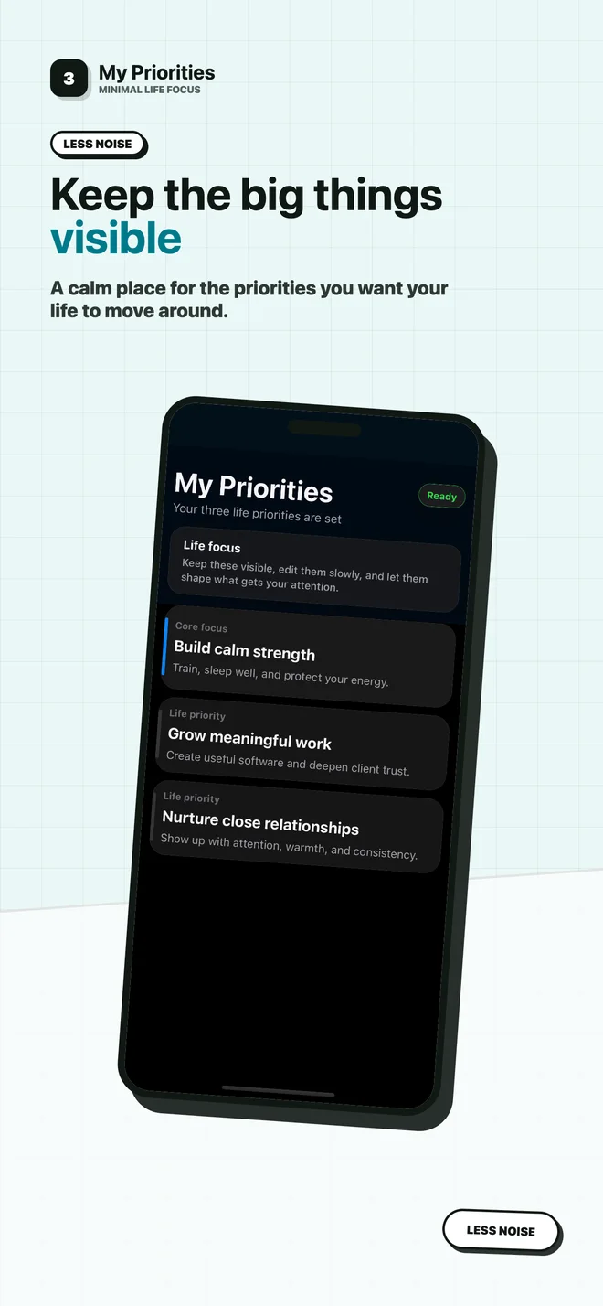 Life Anchors: Focus Widget preview 2