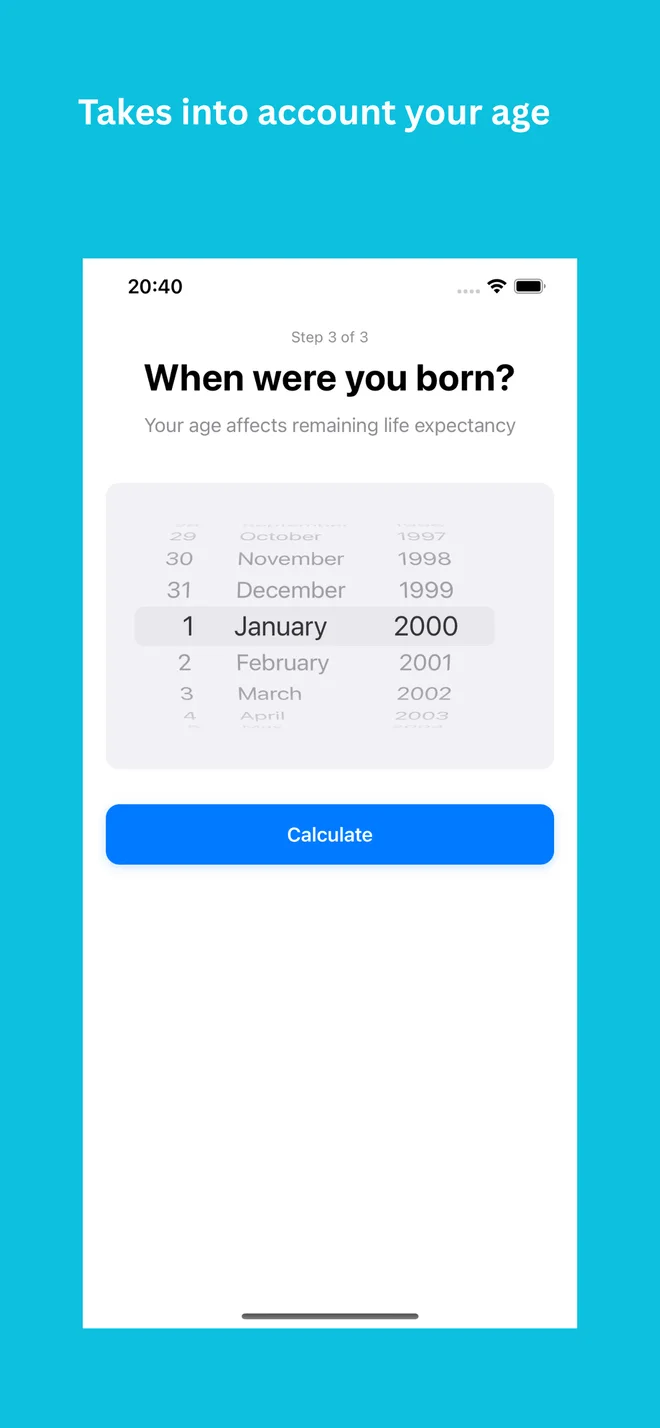 Life Left Countdown Widget preview 3