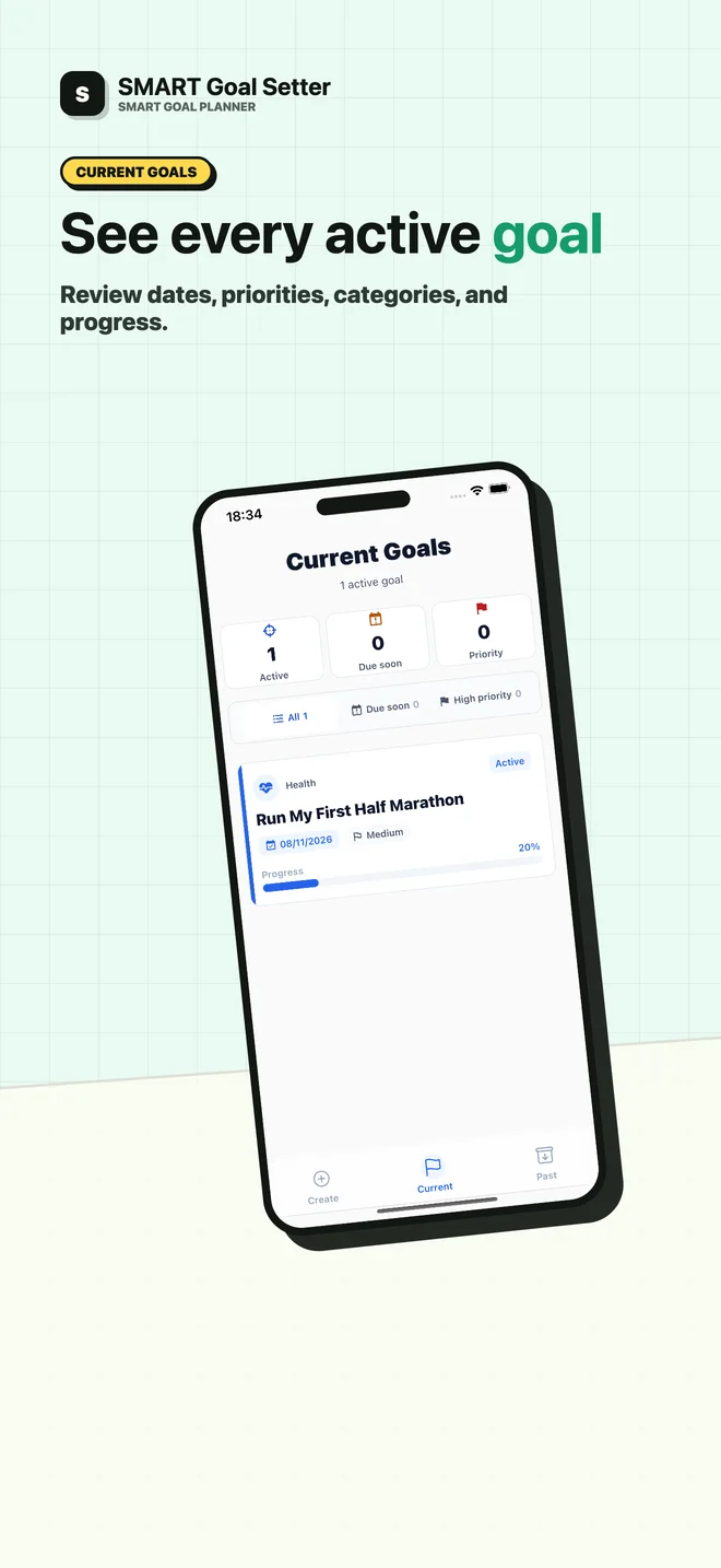 SMART goal setter preview 4