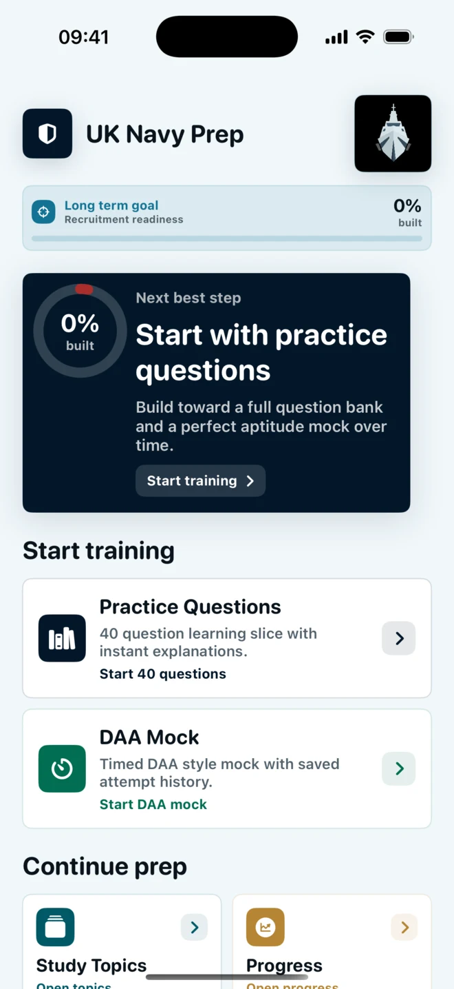 UK Navy Prep product screenshot